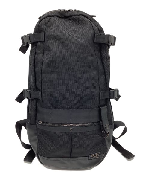 PORTER（ポーター）PORTER (ポーター) RUCKSACK HEAT ヒート リュック ブラックの古着・服飾アイテム