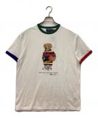 POLO RALPH LAURENポロ・ラルフローレン）の古着「ポロベアリンガーTシャツ」｜ホワイト