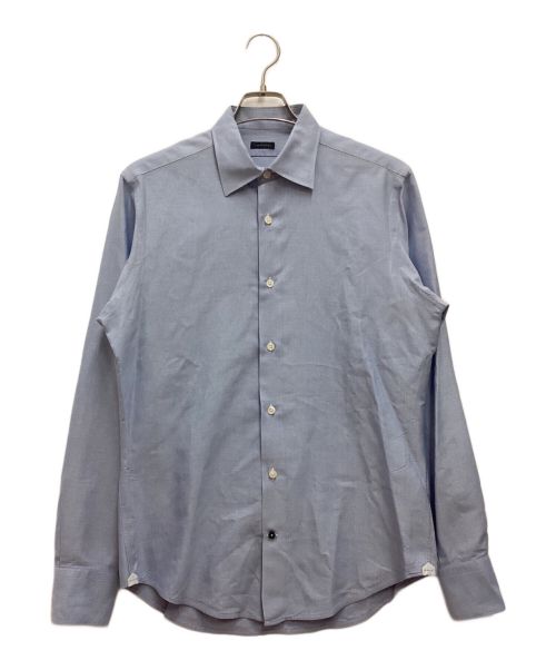 LARDINI（ラルディーニ）LARDINI (ラルディーニ) ドレスシャツ　コットン ブルー サイズ:15 3/4-40の古着・服飾アイテム