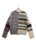 maturely (マチュアリー) Fair Isle Back to Front Cardigan グレー サイズ:-：8000円