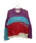 DAIRIKU（ダイリク）の古着「PUNKS Mohair Pullover Knit / パンクス モヘア プルオーバー ニット　クルーネック　ローゲージ　22AW K-5」｜パープル