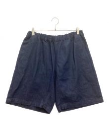 DANTON（ダントン）の古着「T/C DENIM EASY SHORTS / デニムイージーショーツ　ハーフパンツ」｜インディゴ