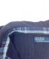 中古・古着 POLO RALPH LAUREN (ポロ・ラルフローレン) 古着裏サーマルフード付きネルシャツ　インドコットン ネイビー サイズ:XL：13000円