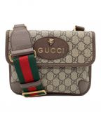 GUCCIグッチ）の古着「GGスプリーム スモール メッセンジャーバッグ」｜ベージュ