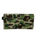 PORTER (ポーター) A BATHING APE (アベイシングエイプ) BAPE x Porter 1st Camo Long Wallet / ファースト カモ ロングウォレット グリーン：13000円