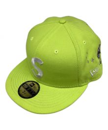 SUPREME×New Era（シュプリーム×ニューエラ）の古着「Characters S Logo New Era Cap / キャラクター S ロゴ  ニューエラ キャップ」｜ネオングリーン