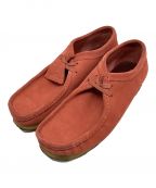 CLARKS ORIGINALSクラークス オリジナルズ）の古着「ワラビーブーツ　スエード」｜ピンク