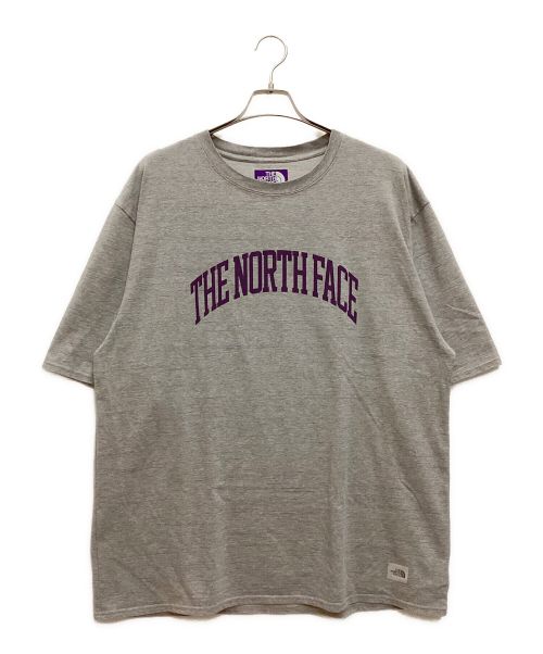 THE NORTHFACE PURPLELABEL（ザ・ノースフェイス パープルレーベル）THE NORTHFACE PURPLELABEL (ザ・ノースフェイス パープルレーベル) H/S Graphic Tee / ハーフスリーブ グラフィックT アーチロゴプリント　クルーネック グレー サイズ:XLの古着・服飾アイテム