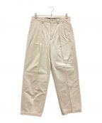 POLO RALPH LAURENポロ・ラルフローレン）の古着「古着アンドリューパンツ　ANDREW PANTS　2タック　センタープレス　コットン　USA製」｜アイボリー