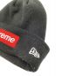 中古・古着 Supreme (シュプリーム) New Era (ニューエラ) Box Logo Beanie / ボックスロゴビーニー ブラック：6000円