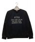 WTAPS（ダブルタップス）の古着「SPOT WTVUA CREW NECK プリントスウェット / スポット WTVUA クルーネック」｜ブラック