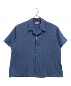 jiedaジエダ）の古着「RUSSELL SHIRT / ラッセルシャツ 23SS」｜ブルー