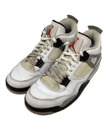 NIKE（ナイキ）の古着「Air Jordan 4 Retro "White Cement" / エアジョーダン 4 レトロ ホワイトセメント」｜ホワイト