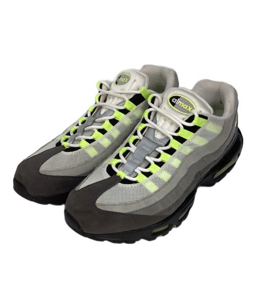 NIKE（ナイキ）NIKE (ナイキ) Air Max 95 OG Yellow Gradation / エアマックス 95 オリジナル イエローグラデーション 2015年復刻 グレー サイズ:28の古着・服飾アイテム