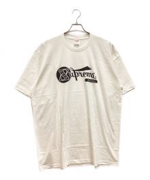 SUPREME（シュプリーム）の古着「Records Tee / レコードT クルーネック ロゴプリント コットン USA製 24SS」｜ホワイト