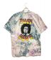 stussy (ステューシー) BOB MARLEY (ボブマーリー) Tuff Gong タイダイTee タフゴング クルーネック プリント コットン ブルー×パープル サイズ:XL：8000円