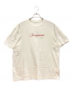 sacaiサカイ）の古着「FRAGMENT NOT TEE / フラグメント ノットT クルーネック プリント コットン」｜ホワイト