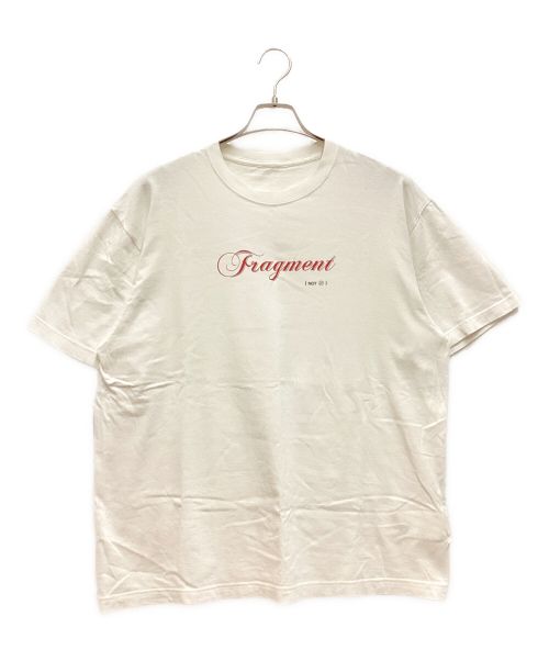 sacai（サカイ）sacai (サカイ) FRAGMENT NOT TEE / フラグメント ノットT クルーネック プリント コットン ホワイト サイズ:3の古着・服飾アイテム