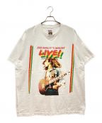 WACKO MARIA×BOB MARLEYワコマリア×ボブマーリー）の古着「CREW NECK T-SHIRT / クルーネックTシャツ ライブ ウェイラーズ」｜ホワイト