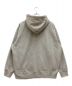 SUPREME Double Hooded Facemask Zip Up Hooded Sweatshirt / ダブルフーデッド フェイスマスク ジップアップ フーデッドスウェットシャツ グレー×レッド サイズ:XLarge：23000円