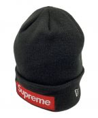 SUPREME×New Eraシュプリーム×ニューエラ）の古着「Box Logo Beanie / ボックスロゴビーニー」｜ブラック