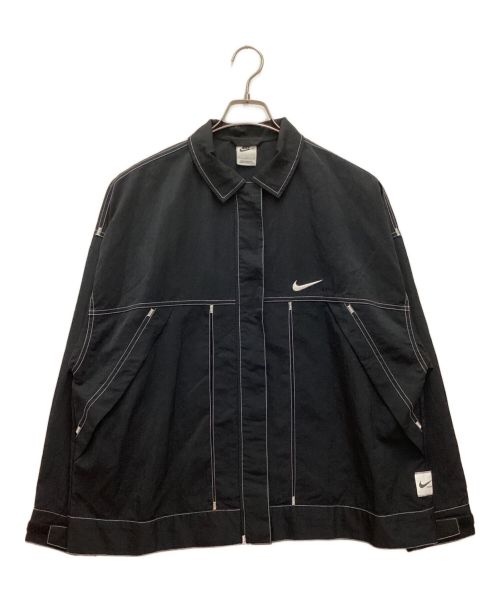 NIKE（ナイキ）NIKE (ナイキ) SWOOSH WOVEN JACKET / スウォッシュウーブンジャケット ブラック サイズ:Lの古着・服飾アイテム