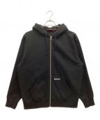 SUPREMEシュプリーム）の古着「Double Hood Facemask Zip Up Hooded Sweatshirt / ダブルフード フェイスマスク ジップアップ フーデッド スウェットシャツ 22AW」｜ブラック