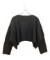 THESHISHIKUI (シシクイ) ALPACA KNIT / アルパカニット　ワイド　ショート丈　22AW ブラック サイズ:Free：25000円