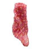 Christian Diorクリスチャン ディオール）の古着「トロッター総柄シルクスカーフ」｜ピンク
