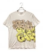 COMME des GARCONS SHIRT×KAWSコムデギャルソンシャツ×カウズ）の古着「コラボTシャツ　クルーネック　コットン　プリント」｜ホワイト