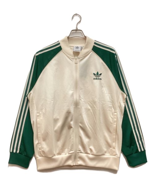 adidas Originals（アディダスオリジナル）adidas Originals (アディダスオリジナル) トラックトップ　トラックジャケット　3ストライプ ベージュ サイズ:3XLの古着・服飾アイテム