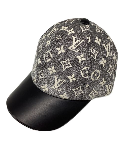 LOUIS VUITTON（ルイ ヴィトン）LOUIS VUITTON (ルイ ヴィトン) キャップ・モノグラム　ジャカード　デニムの古着・服飾アイテム