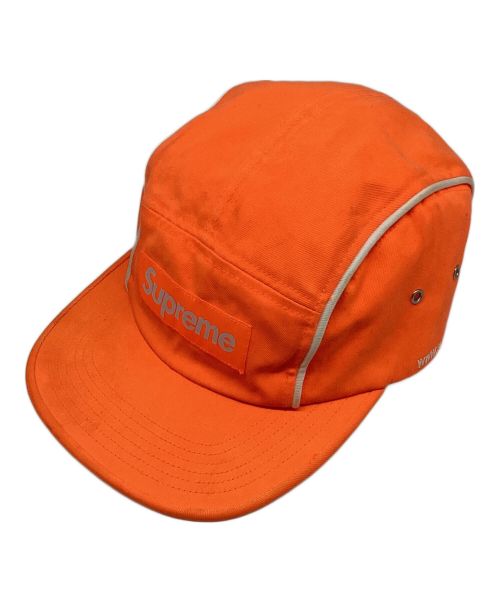 SUPREME（シュプリーム）SUPREME (シュプリーム) Piping Camp Cap / パイピング キャンプ キャップ オレンジの古着・服飾アイテム