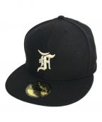 New Era×FOG ESSENTIALSニューエラ×フィアオブゴッド エッセンシャル）の古着「ベースボールキャップ」｜ブラック