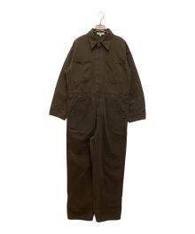 moussy（マウジー）の古着「WORK DETAIL JUMPSUIT」｜ブラウン