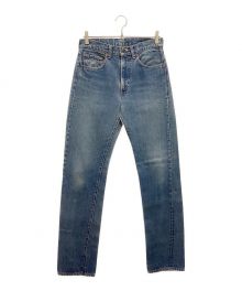 LEVI'S（リーバイス）の古着「ヴィンテージ505デニム ボタン裏5 TALON42 バックポケット裏シングルステッチ  76年製66前期」｜インディゴ