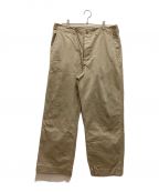 BOWWOWバウワウ）の古着「40s U.S.ARMY CHINO TROUSERS DUSTY」｜ベージュ