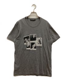 DOLCE & GABBANA（ドルチェ＆ガッバーナ）の古着「フォトtシャツ」｜グレー