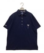 POLO RALPH LAURENポロ・ラルフローレン）の古着「ウィンブルドンカスタムスリムフィットポロシャツ」｜ネイビー