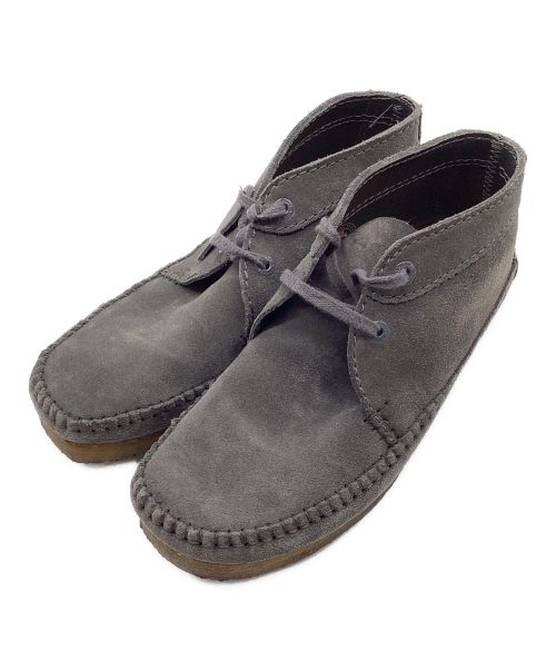 CLARKS ORIGINALS（クラークス オリジナルズ）Clarks Originals (クラークス オリジナルズ) WEAVER BOOT / ウィーバーブーツ　スエード　ワラビー グレー サイズ:UK10の古着・服飾アイテム