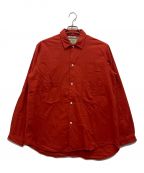 town topicタウントピック）の古着「moon-roll BC shirt　/　ムーン ロール BC シャツ」｜レッド