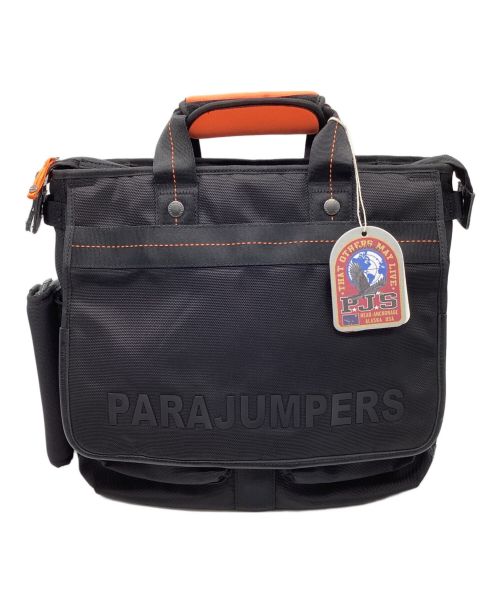 PARAJUMPERS（パラジャンパーズ）PARAJUMPERS (パラジャンパーズ) PORTAGE BAG / ポーテージバッグ　クロスバッグ ブラックの古着・服飾アイテム