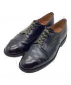 SANDERSサンダース）の古着「MILITARY DERBY SHOES / ミリタリーダービーシューズ」｜ブラック