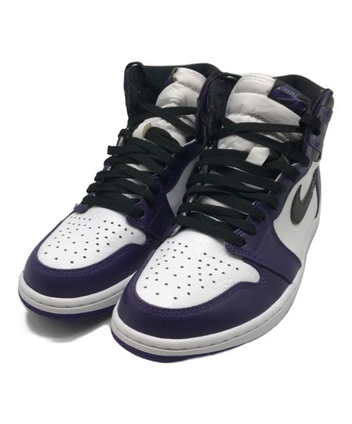 NIKE（ナイキ）NIKE (ナイキ) AIR JORDAN 1 RETRO HIGH OG　エア ジョーダン 1 レトロ ハイ  パープル サイズ:27cmの古着・服飾アイテム