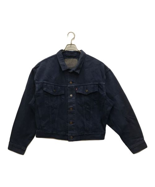 LEVI'S（リーバイス）LEVI'S (リーバイス) 90S 後染トラッカージャケット　９２年 ＵＳＡ製 ネイビー サイズ:Sの古着・服飾アイテム