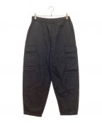 H BEAUTY&YOUTHエイチ ビューティー&ユース）の古着「BALLOON CARGO PANTS / バルーンカーゴパンツ」｜ブラック