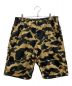 A BATHING APE（アベイシングエイプ）の古着「1ST CAMO BEACH SHORTS/ファースト　カモ　ビーチ　ショーツ」｜オリーブ