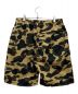 A BATHING APE (アベイシングエイプ) 1ST CAMO BEACH SHORTS/ファースト　カモ　ビーチ　ショーツ オリーブ サイズ:L：8000円