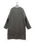 theory (セオリー) LAMB MELTON2 / ROUNDED COAT　/ラムメルトン　ラウンデッドコート グレー サイズ:p：10000円