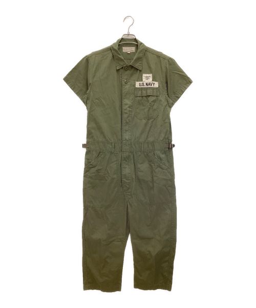 AVIREX（アヴィレックス）AVIREX (アヴィレックス) NAVAL UTILITY JUMP SUITS / ネイヴァルユーティリティジャンプスーツ オリーブ サイズ:Mの古着・服飾アイテム